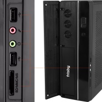 FRISBY FC-S6020B 300W Kulplu Slim Tower mATX Kasa